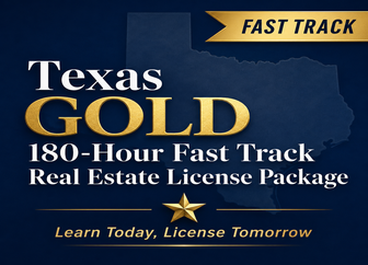  Texas GOLD 180 Hour Fast Track License Package